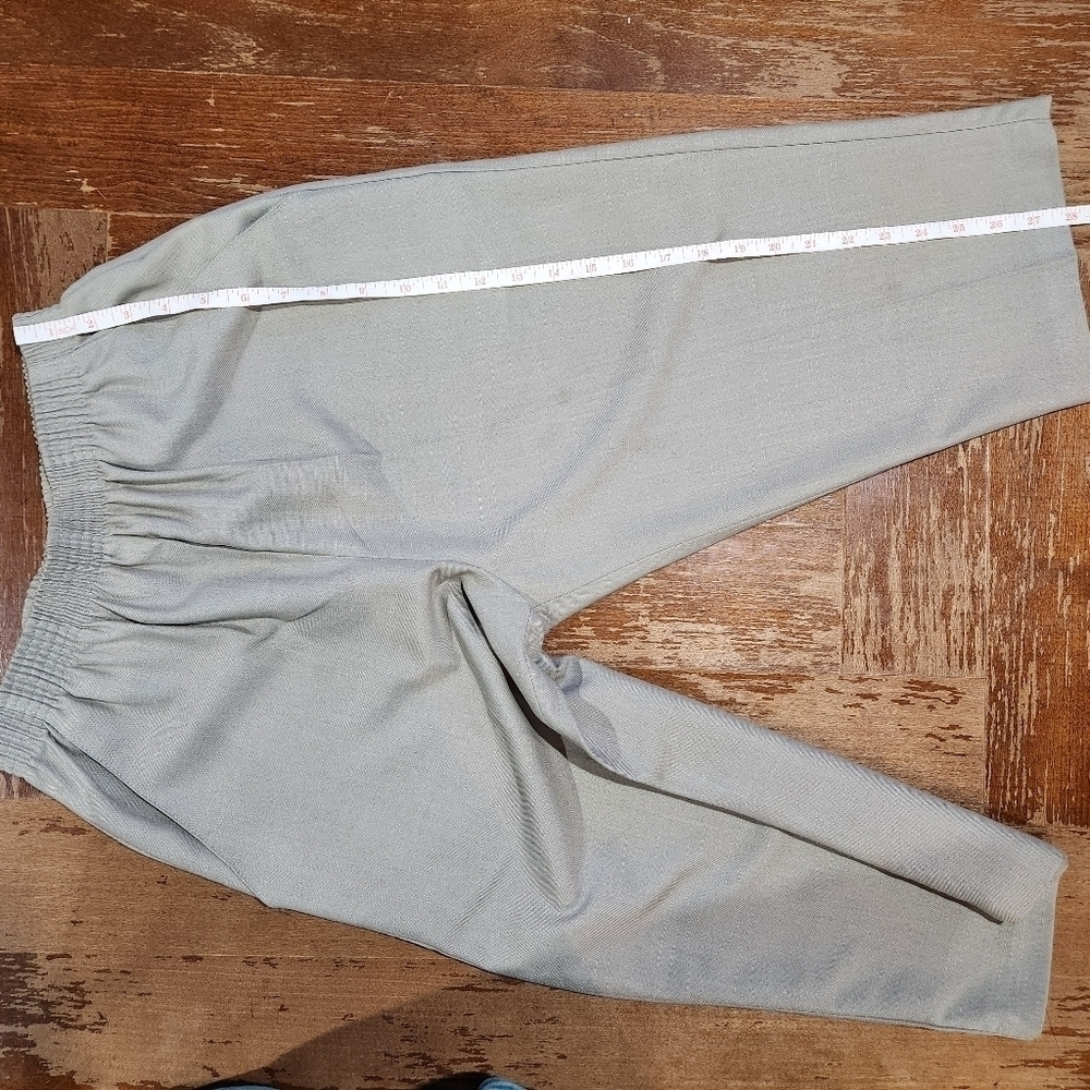 Covington Womens Tan Casing Waistband with Pockets Crop Pants Size 8P - Picture 6 of 10